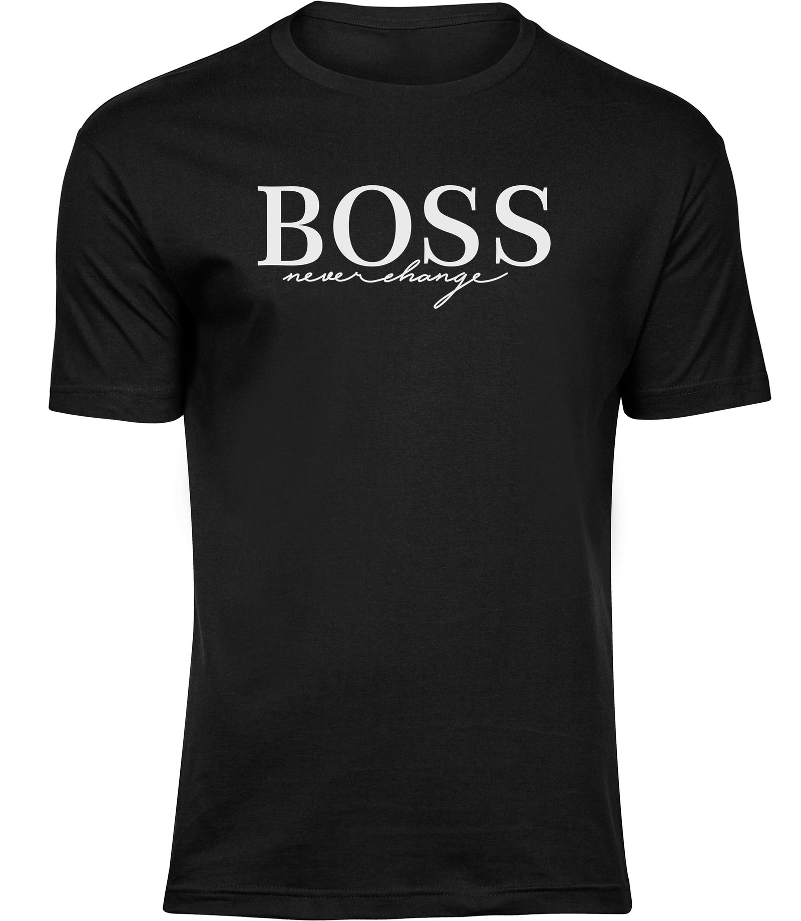 A-011 mb T-Shirts für HERREN BOSS NEVER CHANGE