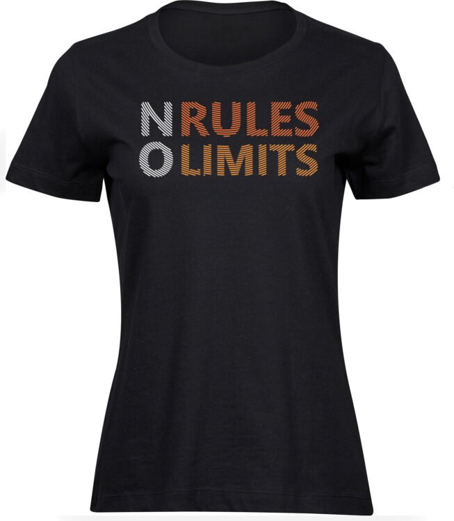 T-Shirts für FRAUEN NO RULES LIMITS