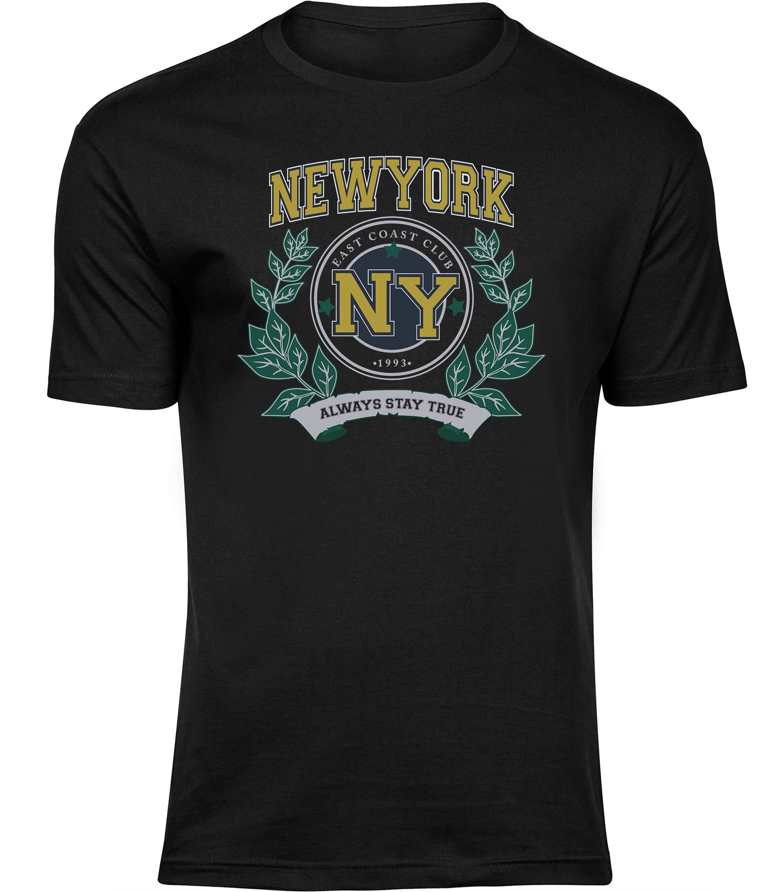 A-125 mb T-Shirts für HERREN STAY TRUE NEW YORK