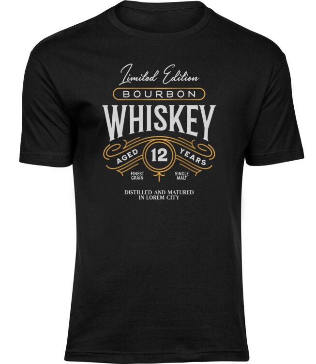 T-Shirts für HERREN WHISKEY BOURBON