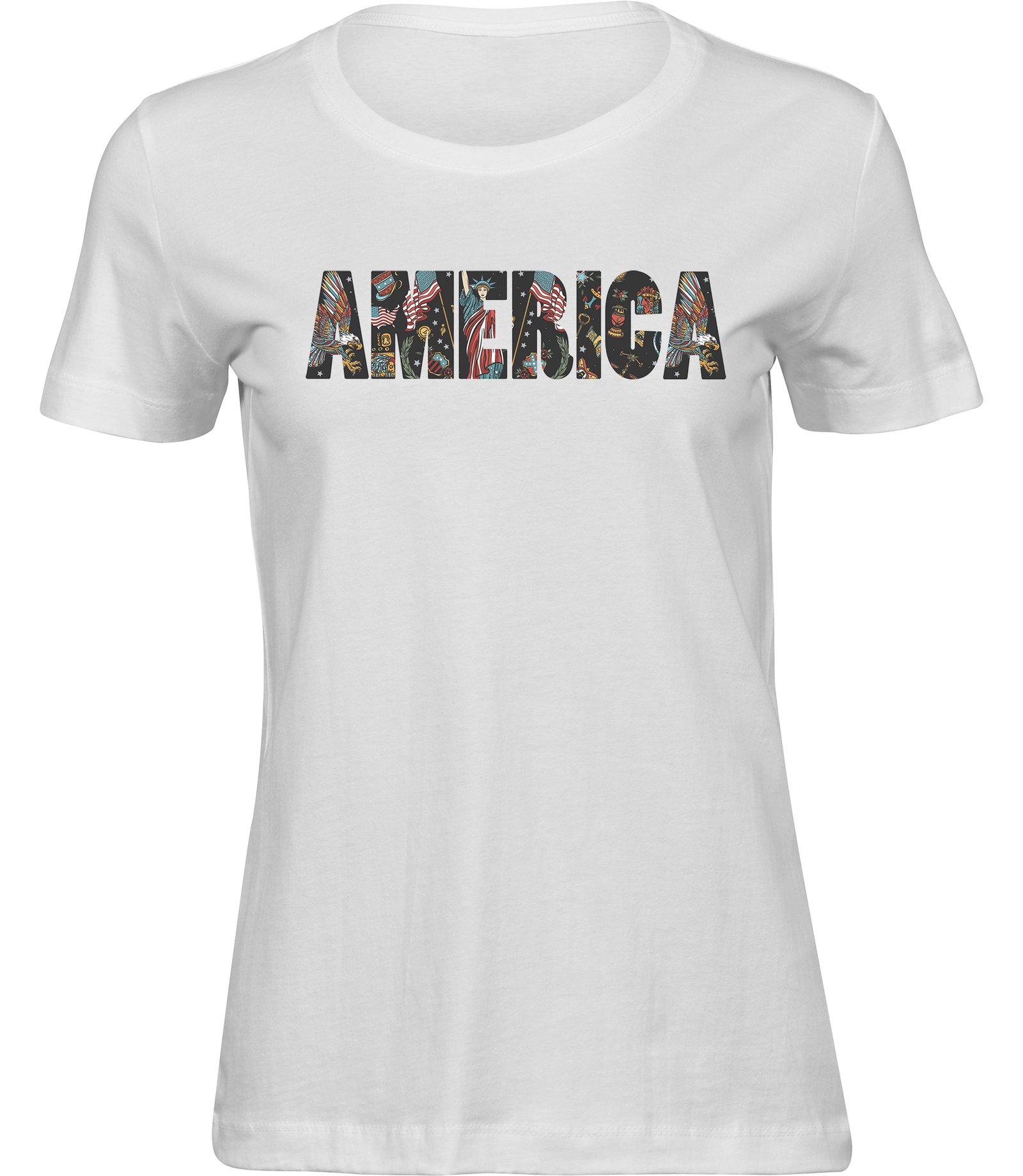 A-171 ww T-Shirts für FRAUEN AMERICA