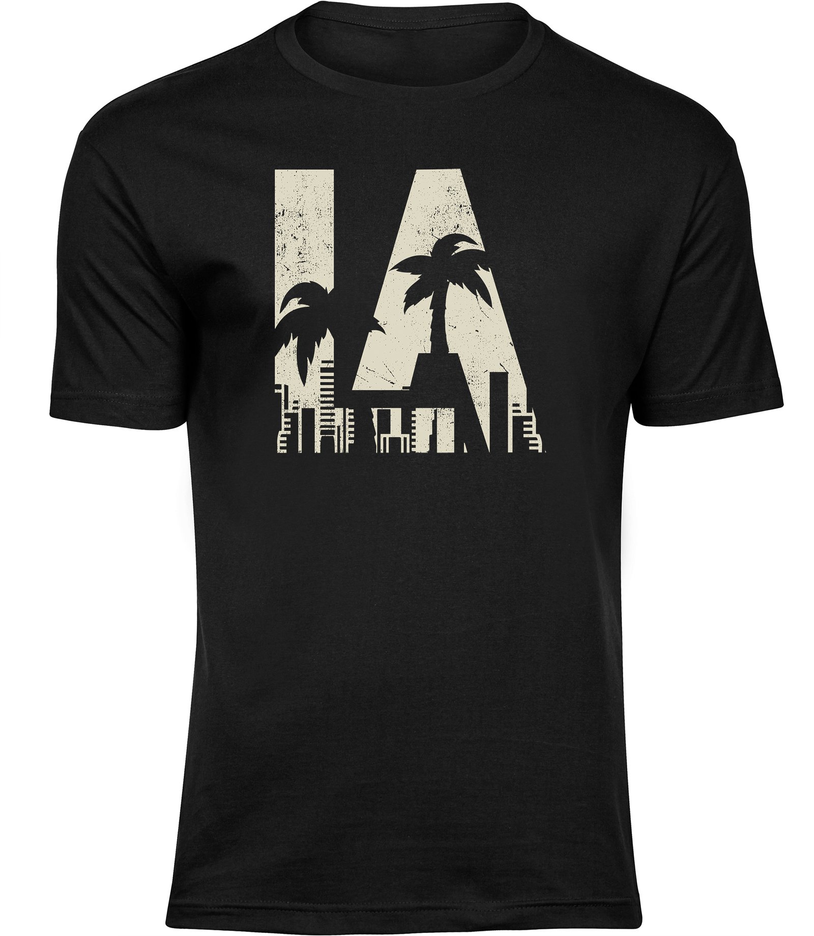 A-189 mb Herren MÄNNER Baumwolle T-shirts LA Freizeit Sommer Geschenk