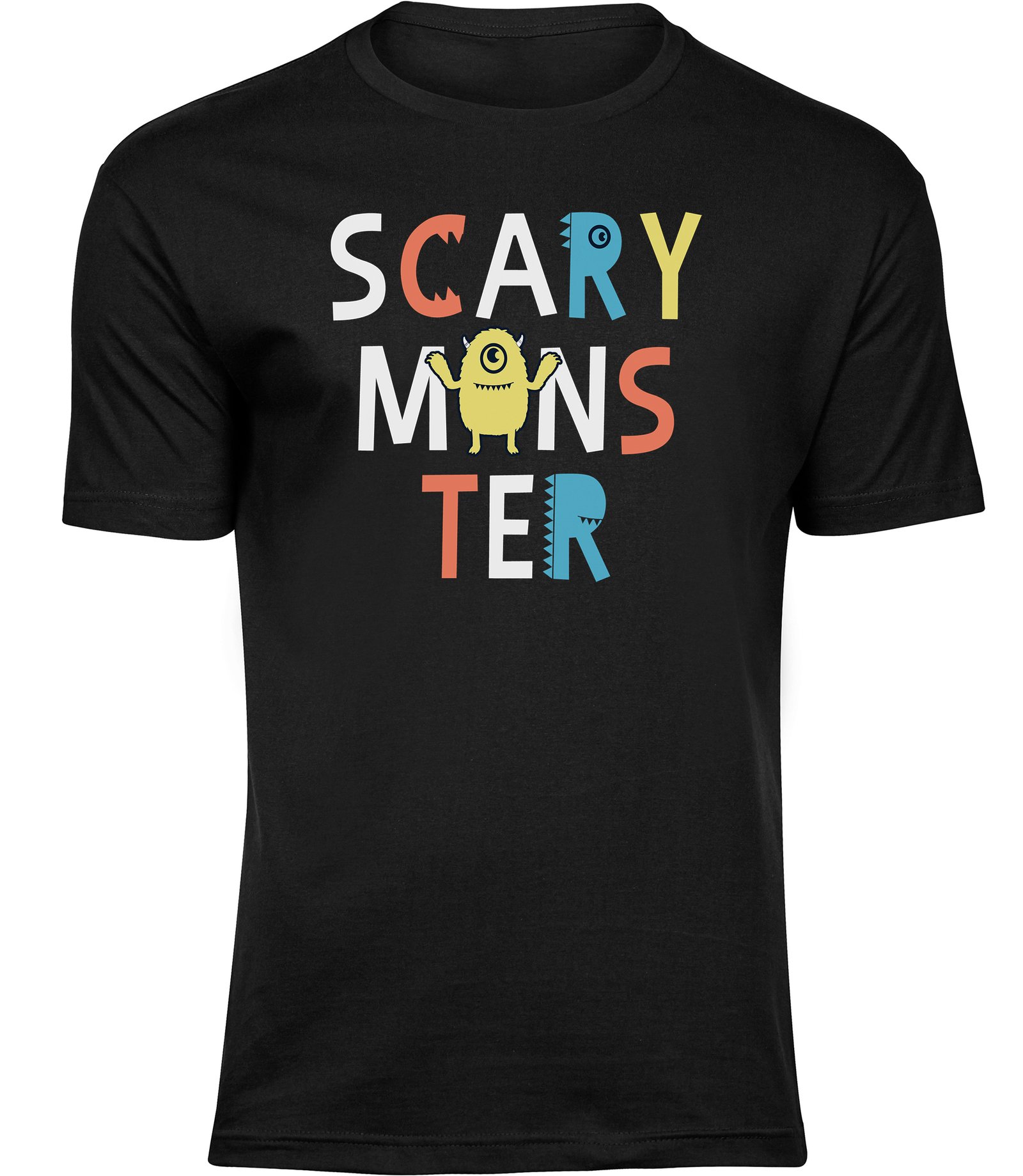 A-195 mb T-Shirts für HERREN SCARY MONSTER