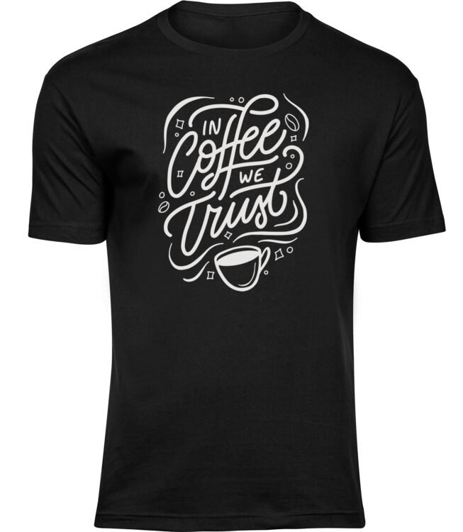 T-Shirts für HERREN TRUST IN COFFEE