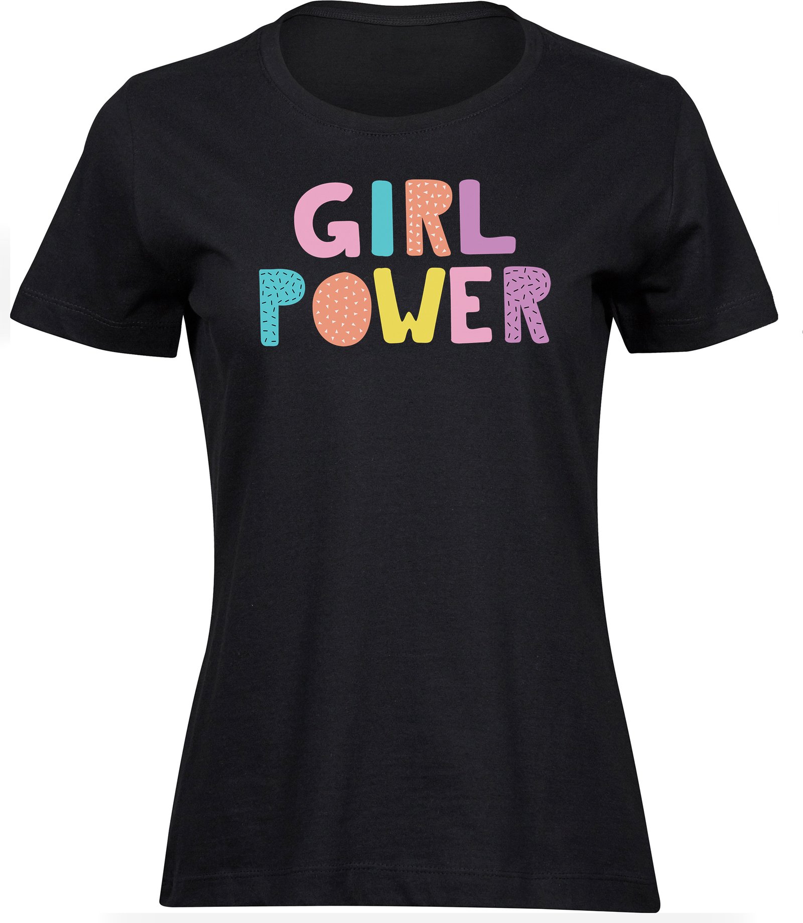 A-76 wb T-Shirts für FRAUEN GIRL POWER