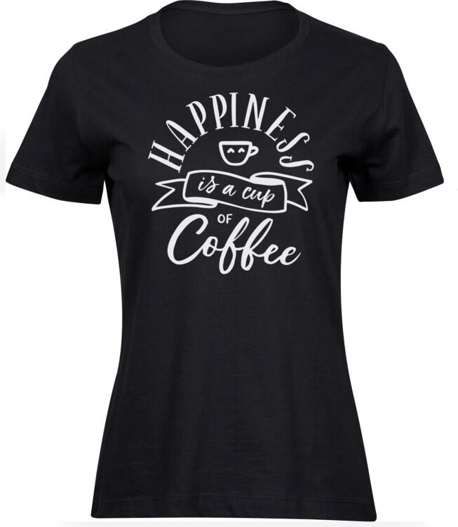 T-Shirts für FRAUEN COFFE HAPPINESS