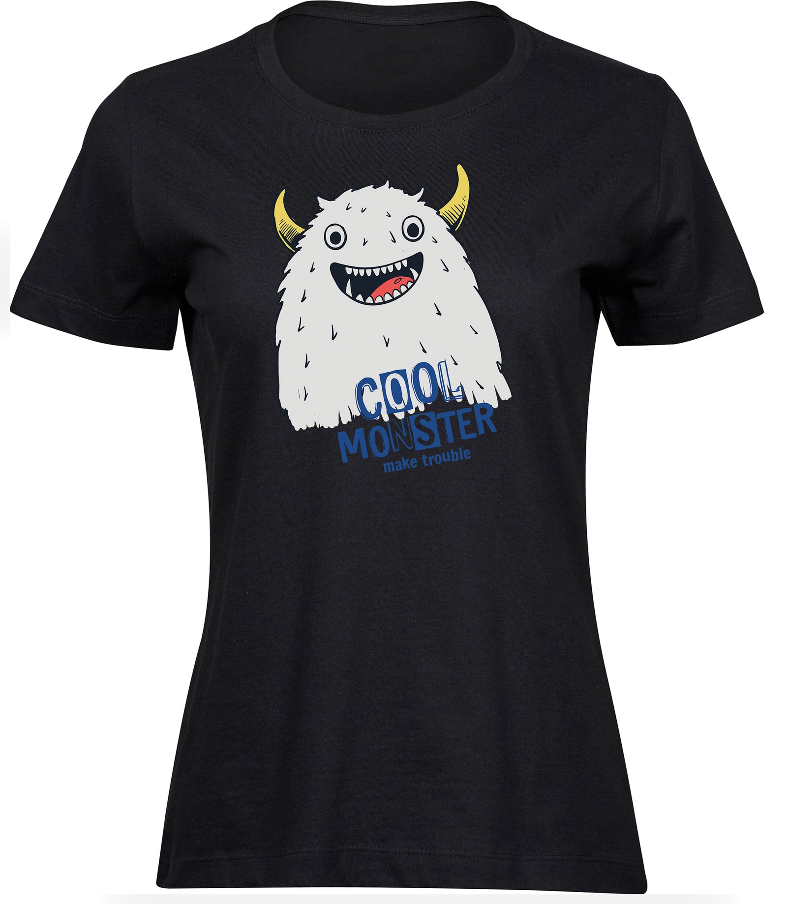 B-122 wb T-Shirts für FRAUEN COOL MONSTER