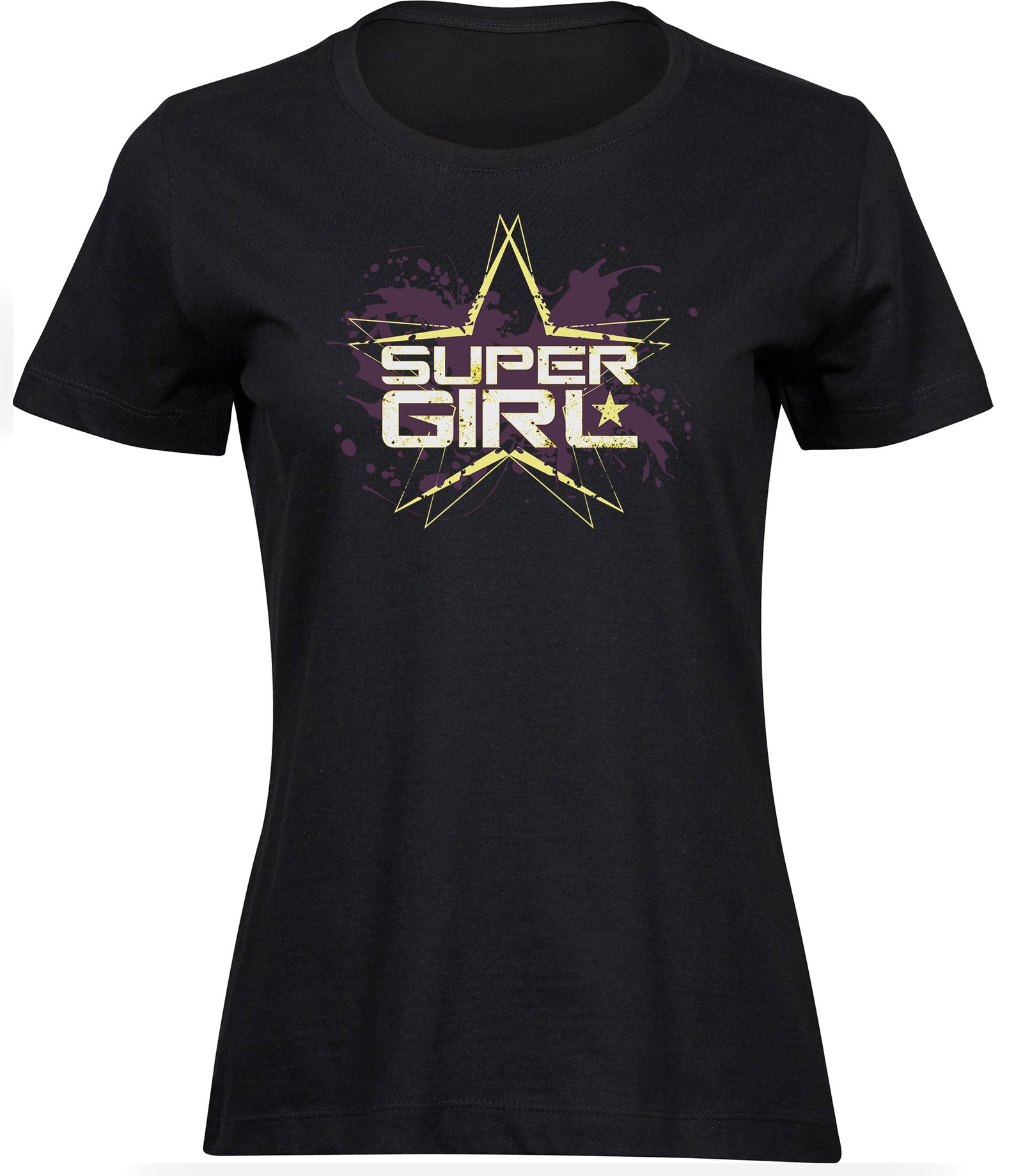 B-134 wb T-Shirts für FRAUEN SUPER GIRL