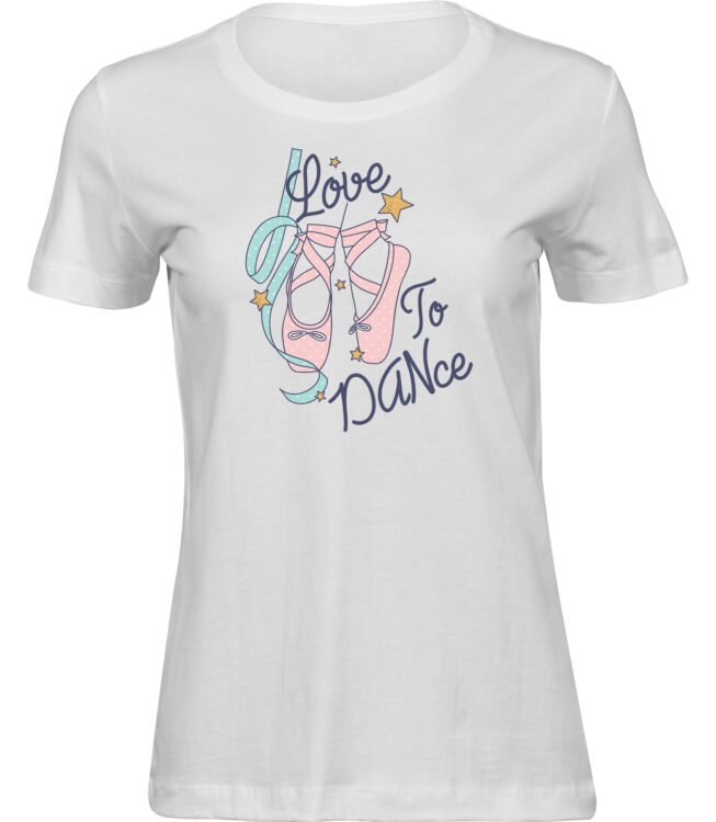 T-Shirts für FRAUEN LOVE TO DANCE
