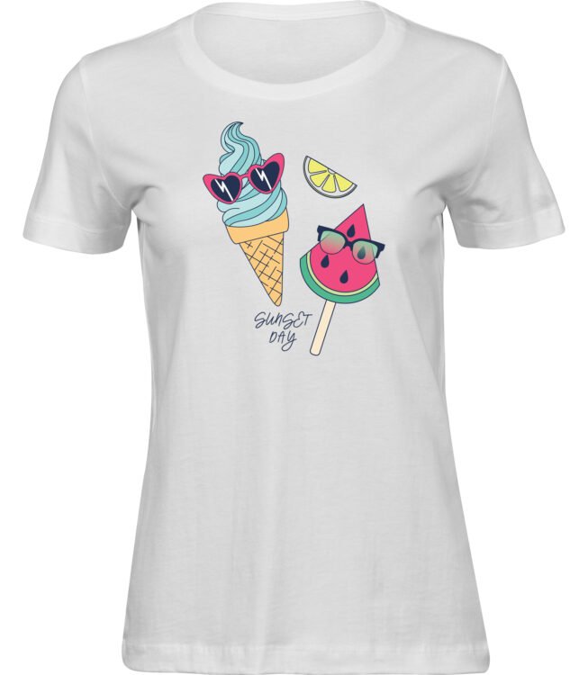 T-Shirts für FRAUEN SUNSET DAY