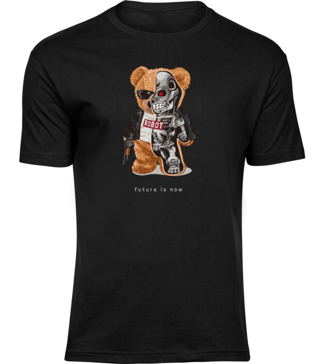 T-Shirts für HERREN TEDDYBÄR ROBOTER