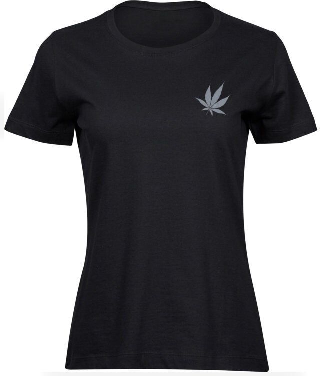 T-Shirts für FRAUEN CANNABIS HANF BLATT