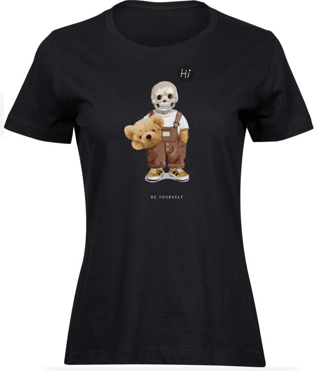 T-Shirts für FRAUEN TEDDYBÄR SCHÄDEL