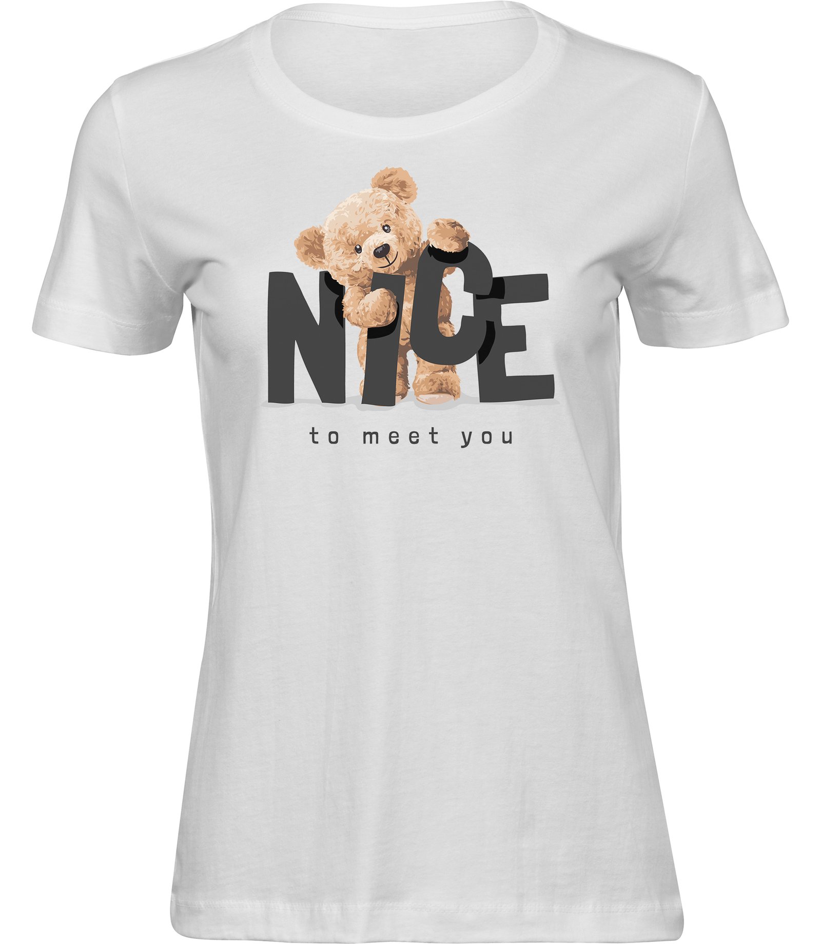 B-193 ww T-Shirts für FRAUEN NICE TEDDYBÄR