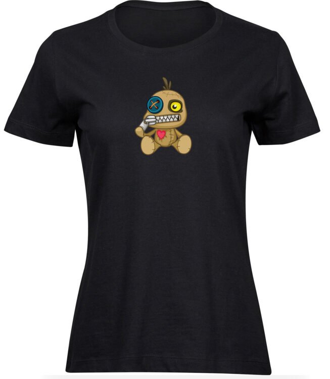 T-Shirts für FRAUEN VOODOO PUPPE ZIPPER