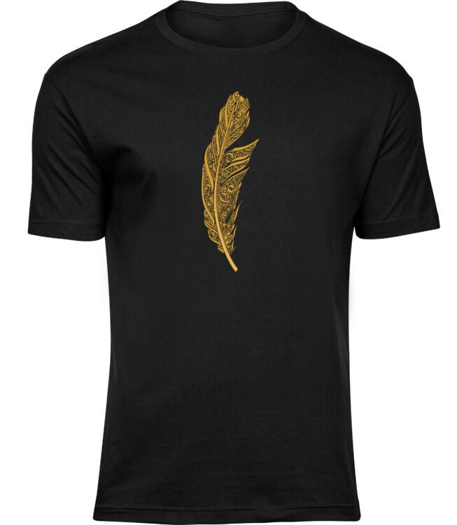 T-Shirts für HERREN GOLDENE FEDER