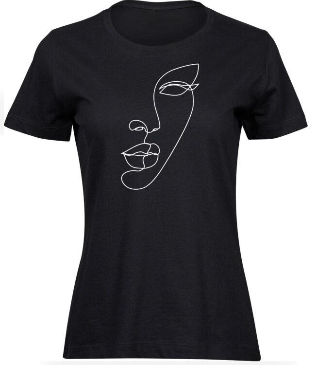 T-Shirts für FRAUEN GESICHTSLINIEN
