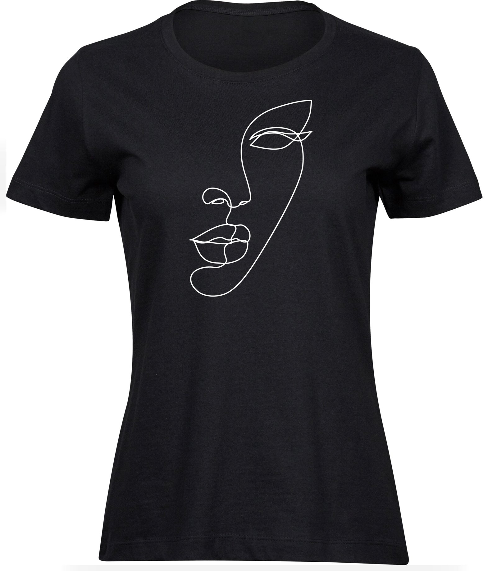 B-77 wb T-Shirts für FRAUEN GESICHTSLINIEN