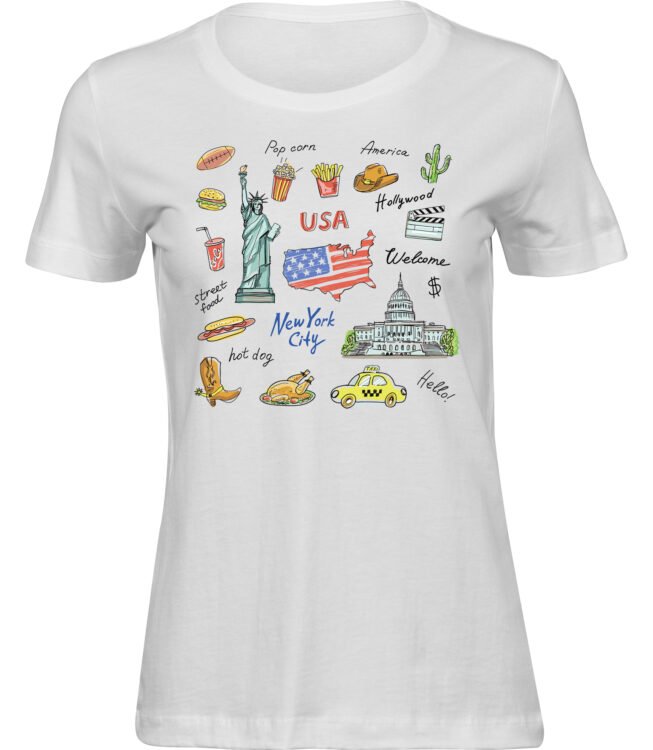 T-Shirts für FRAUEN USA SYMBOLE
