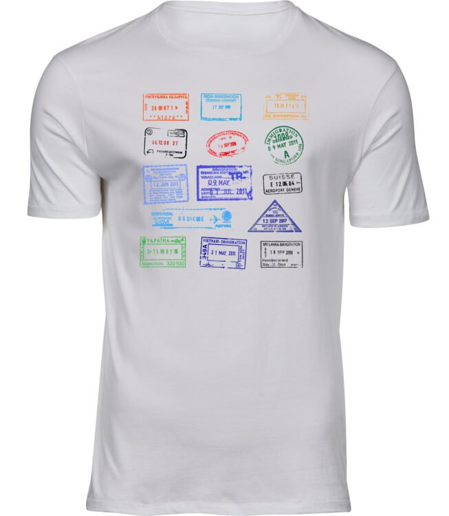 T-Shirts für HERREN VISA STEMPEL RU