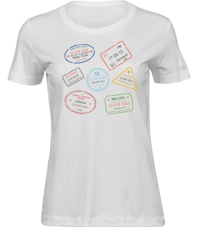 T-Shirts für FRAUEN VISA STEMPEL