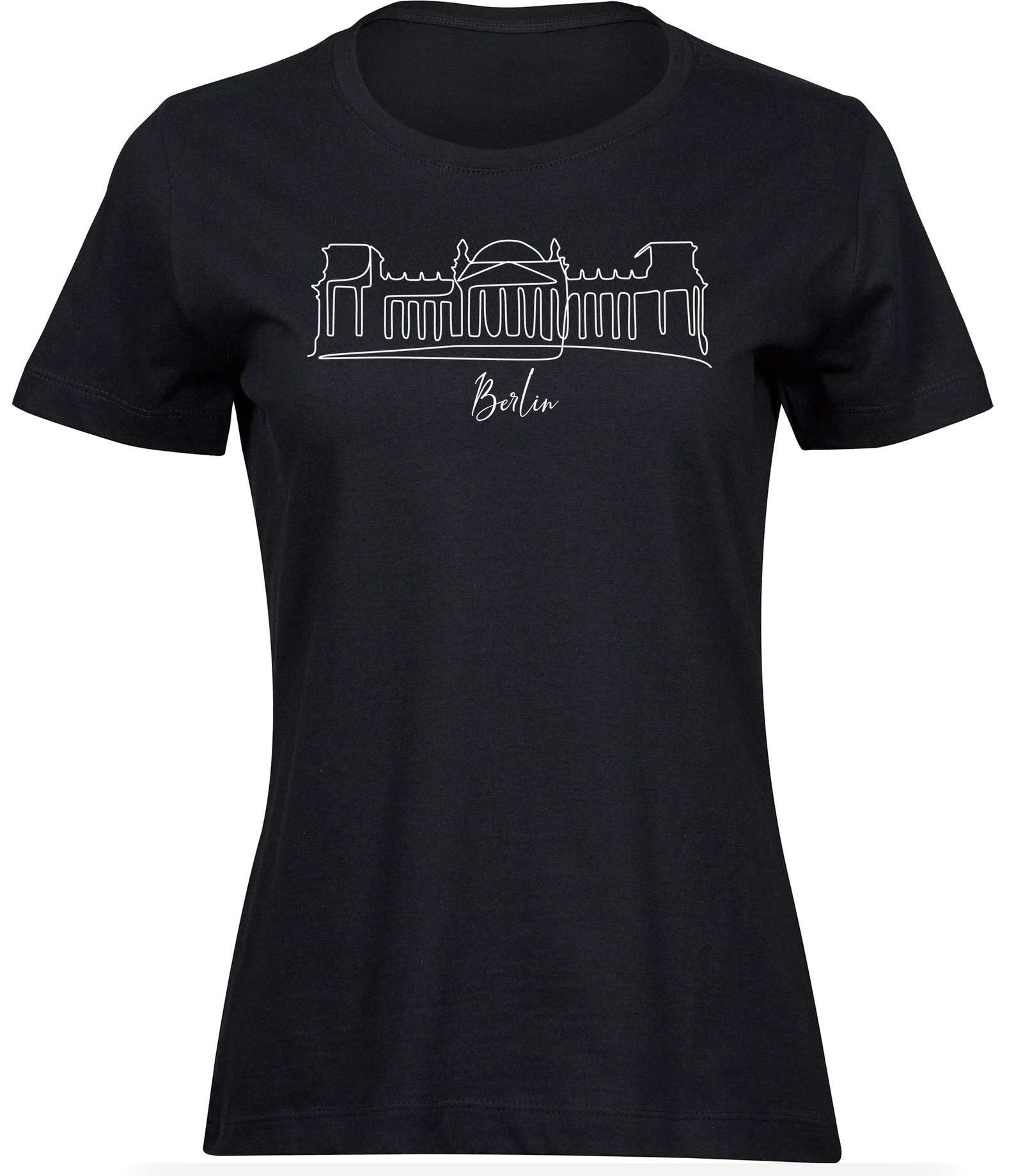 C-168 wb T-Shirts für FRAUEN BERLIN REICHSTAG