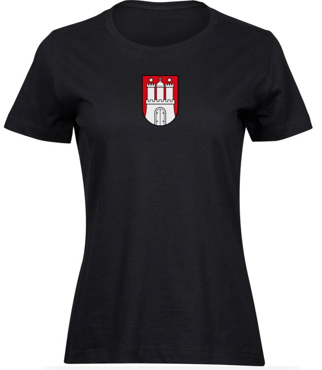 T-Shirts für FRAUEN HAMBURG WAPPEN