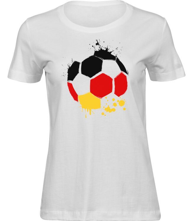 T-Shirts für FRAUEN FUßBALL FLAGGE