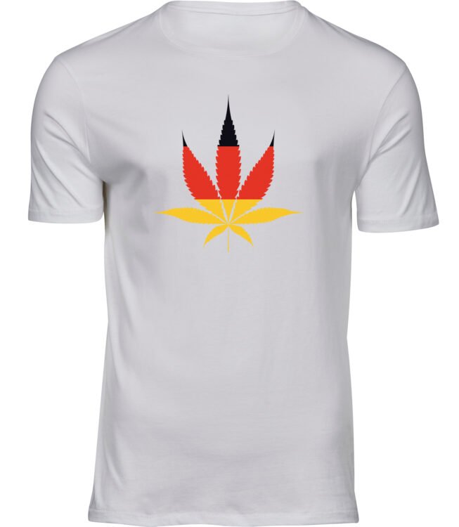 T-Shirts für HERREN DEUTSCH FLAGGE HANF