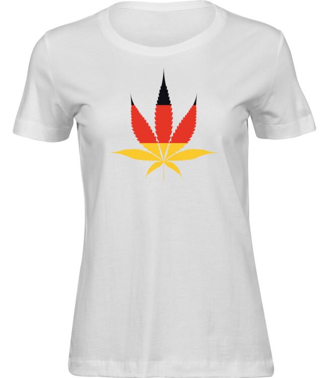 T-Shirts für FRAUEN DEUTSCH FLAGGE HANF
