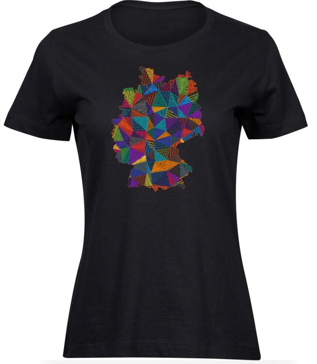 T-Shirts für FRAUEN DEUTSCH STRICK KARTE