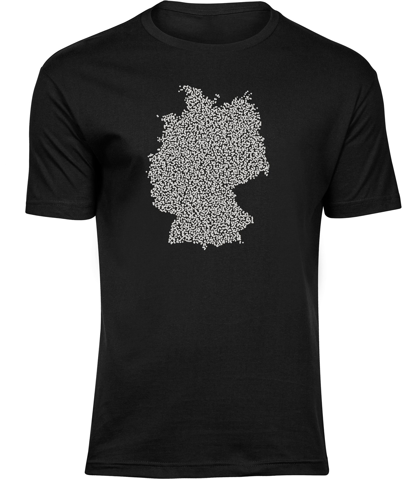 C-215 mb T-Shirts für HERREN DEUTSCH PUNKT KARTE