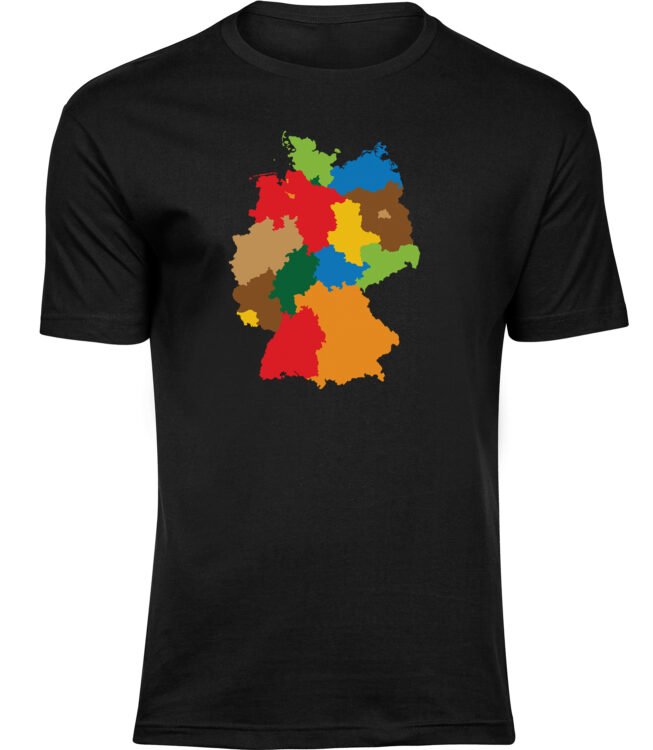 T-Shirts für HERREN DEUTSCH BUND-KARTE