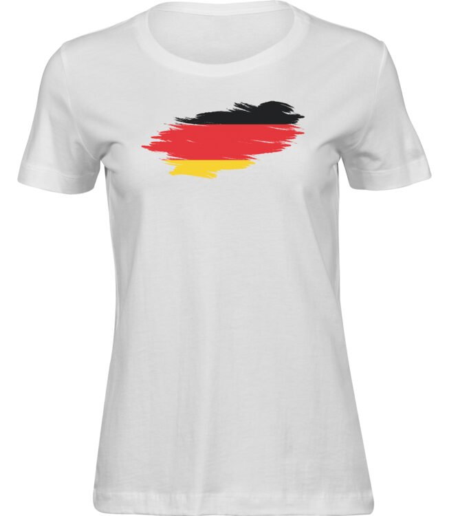 T-Shirts für FRAUEN DEUTSCH FLAGGE MOTIV