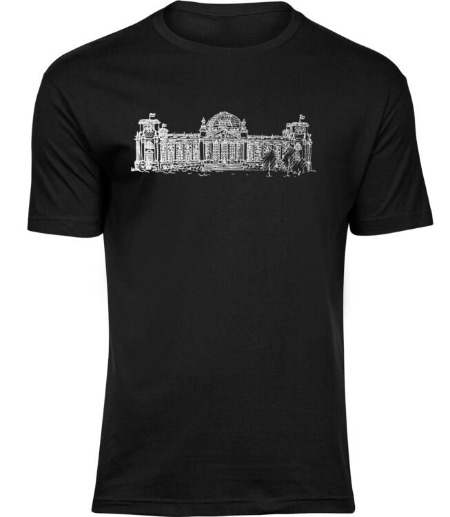 T-Shirts für HERREN REICHSTAG ZEICHNUNG