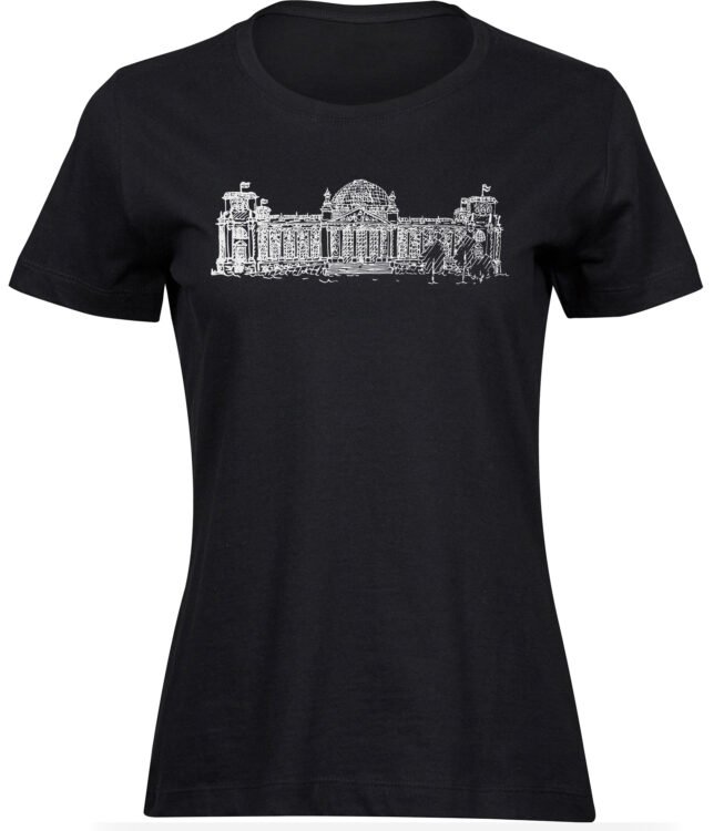 T-Shirts für FRAUEN REICHSTAG ZEICHNUNG