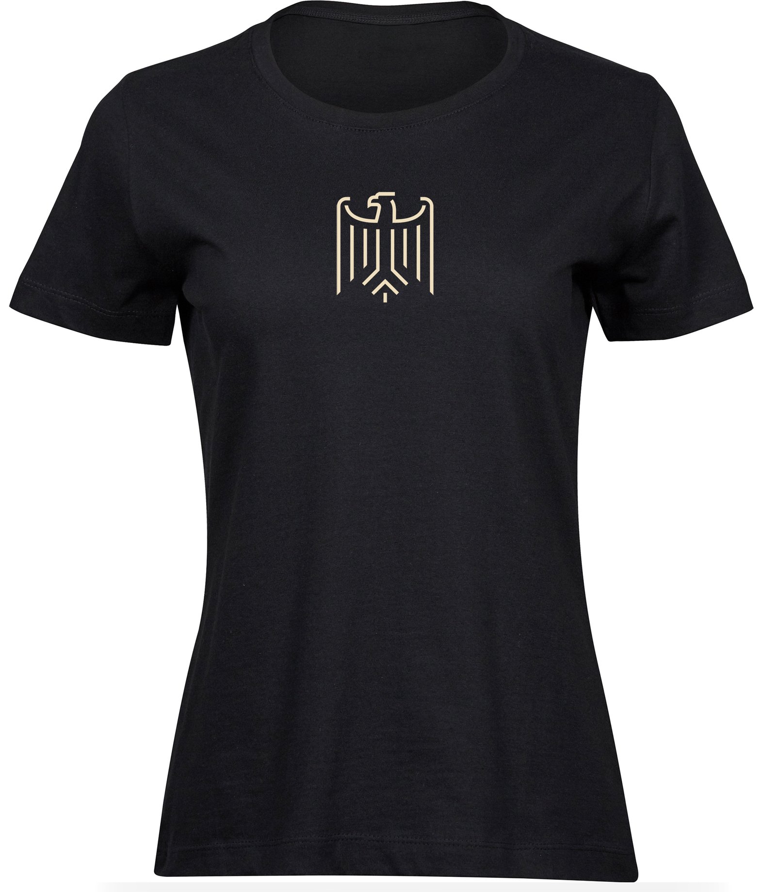 C-89 wb T-Shirts für FRAUEN WAPPEN ADLER SAND