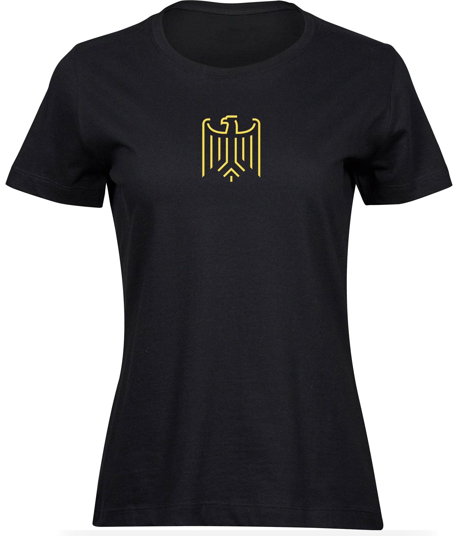 C-92 WB T-Shirts für FRAUEN WAPPEN ADLER GELB