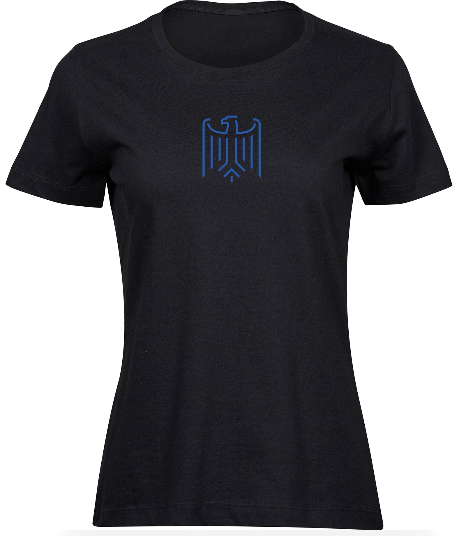 C-93 wb T-Shirts für FRAUEN WAPPEN ADLER BLAU