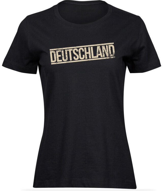 T-Shirts für FRAUEN DEUTSCHLAND SCHRIFT