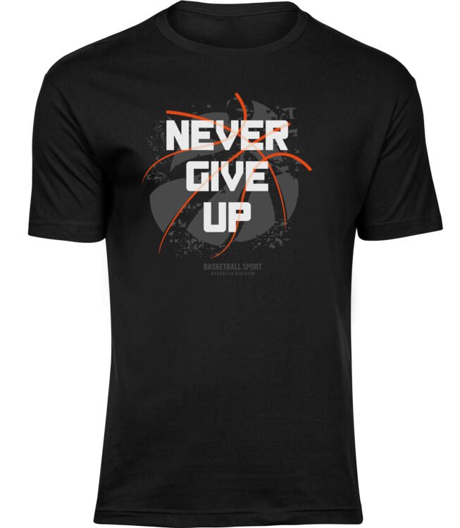 T-Shirts für HERREN NEVER GIVE UP