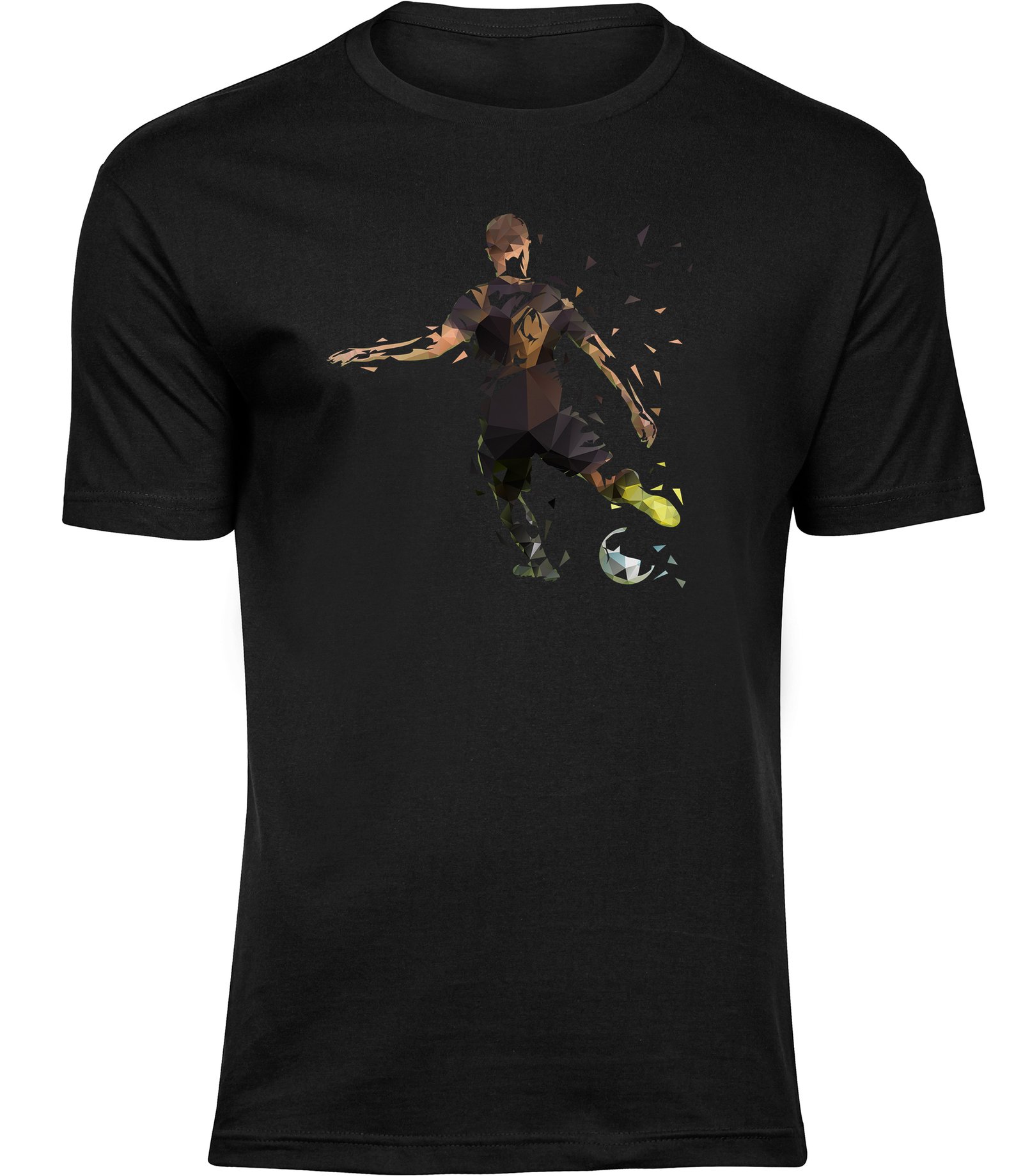 D-108 mb T-Shirts für HERREN FUßBALLSPIELER MOTIV