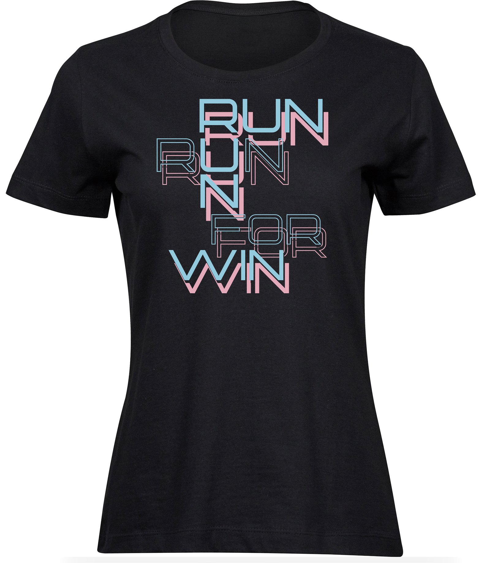 D-14 wb T-Shirts für FRAUEN RUN FOR WIN