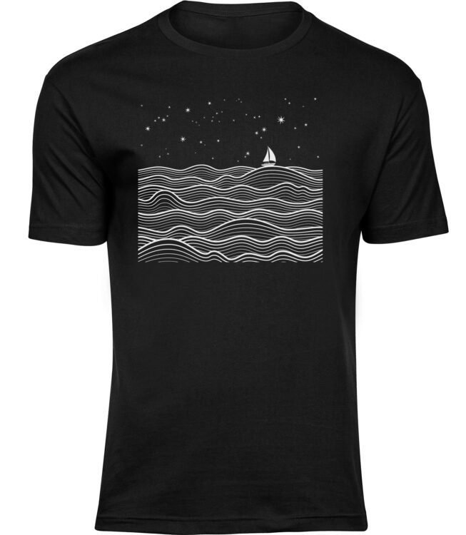 T-Shirts für HERREN NACHT MEER
