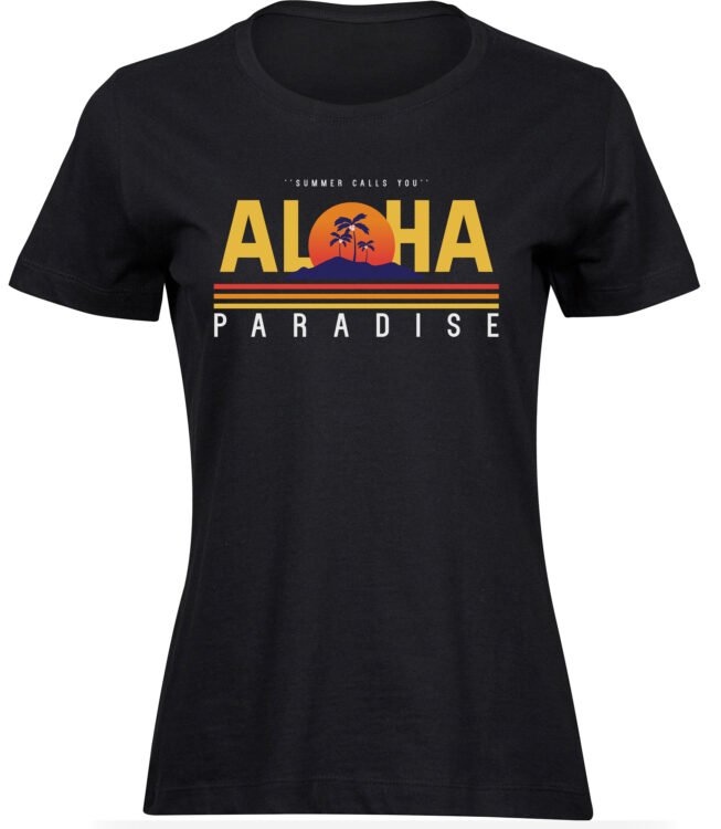 T-Shirts für FRAUEN ALOHA PARADISE