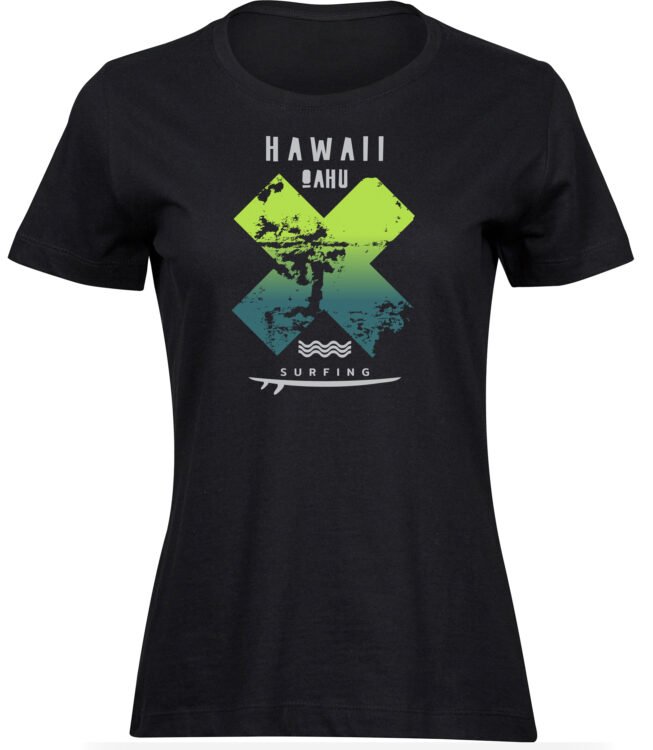 T-Shirts für FRAUEN HAWAII SURFING