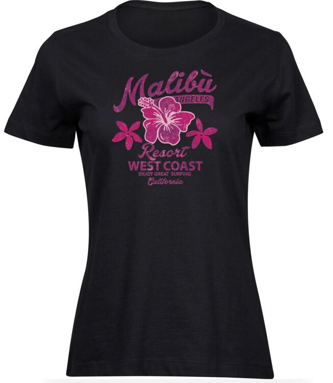 T-Shirts für FRAUEN MALIBU BLUMEN