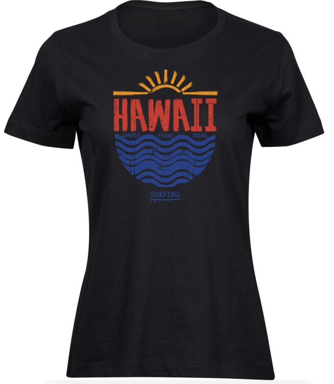 T-Shirts für FRAUEN HAWAII WAVES