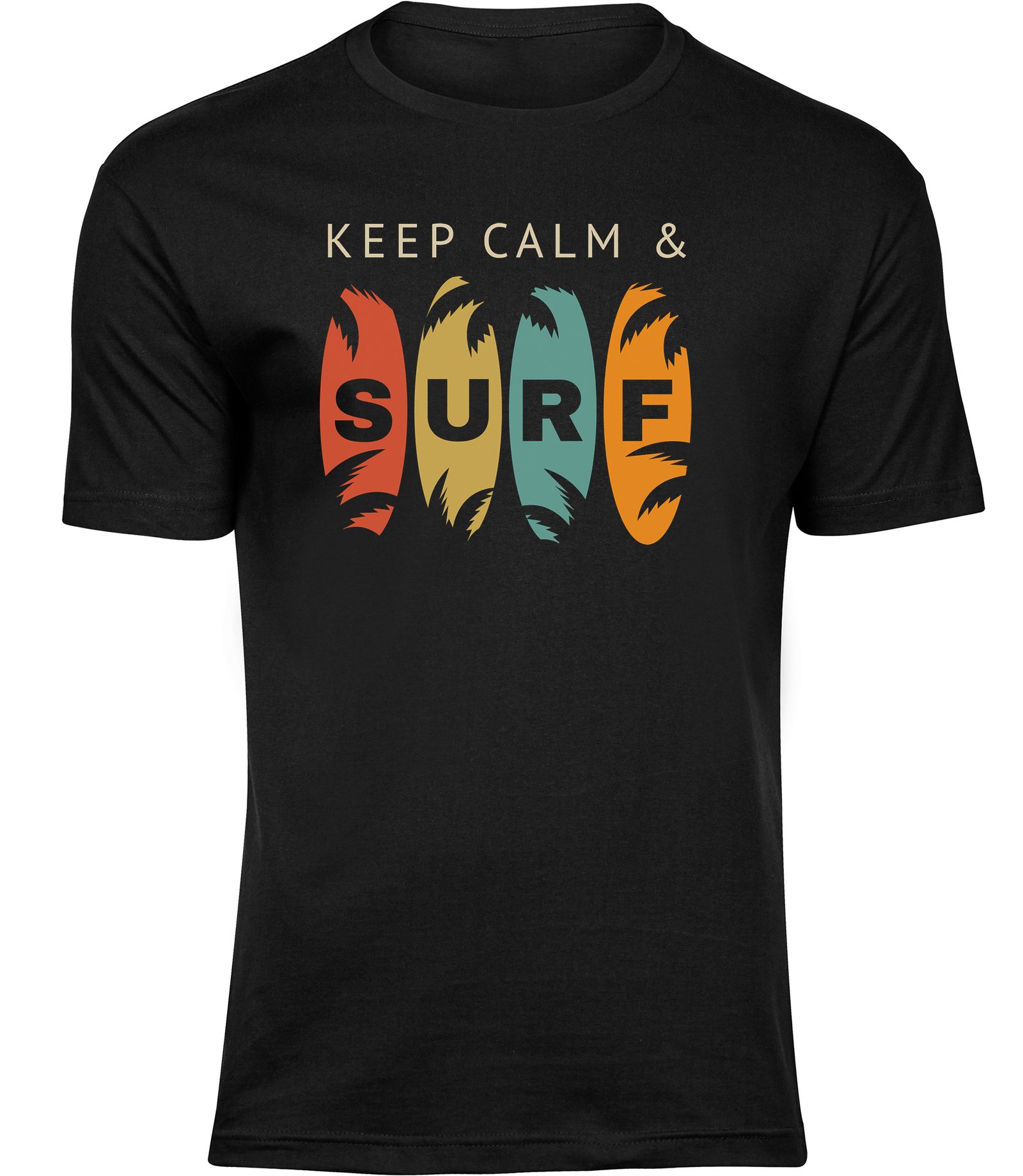 E-29 mb T-Shirts für HERREN KEEP CALM & SURF