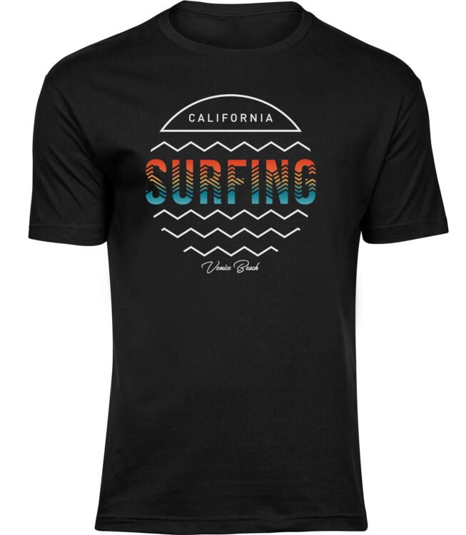 T-Shirts für HERREN SURFING SCHRIFTZUG